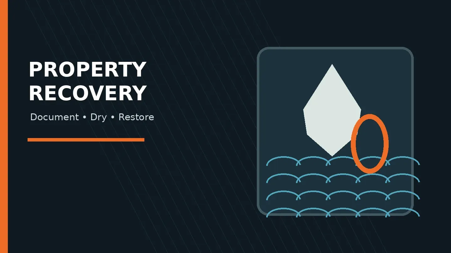 Property recovery planning illustration