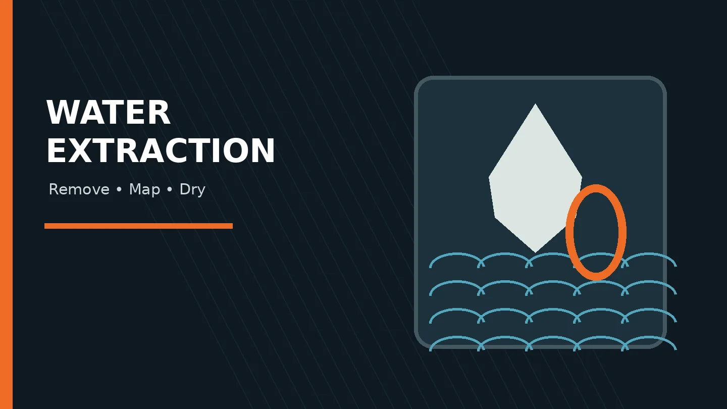 Water damage recovery planning illustration for Anderson, South Carolina